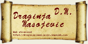 Draginja Mašojević vizit kartica